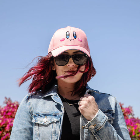 Big Face Kirby Pink Adjustable Hat