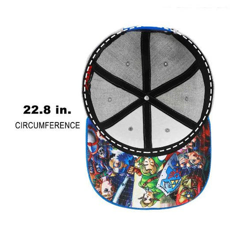 The Legend of Zelda Hyrule Shield Gray & Blue Snapback Hat