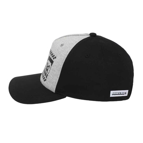 Survival Mode Minecraft Gray & Black Youth Adjustable Hat