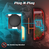 TMR Electromagnetic, Drift-Free Replacement Sticks for Nintendo Switch (2-Pack)
