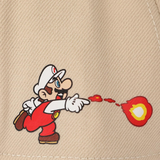 Fire Mario Super Mario Red & White Retro Snapback Hat