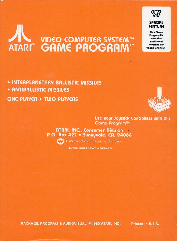 Missile Command - Atari 2600