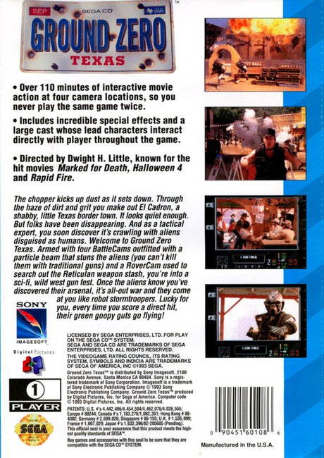 Ground Zero Texas - SEGA CD