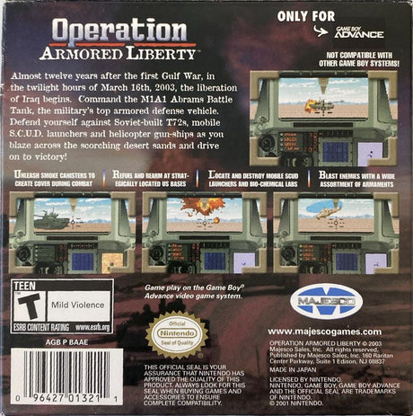 Operation Armored Liberty - Game Boy Advance