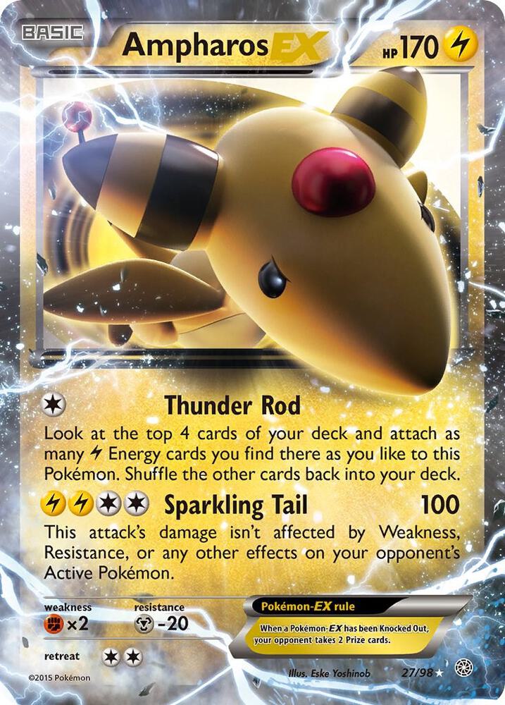 Ampharos EX (27/98) [XY - Ancient Origins]