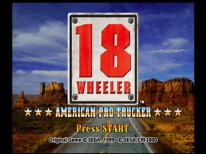 Eighteen Wheeler: American Pro Trucker - PlayStation 2