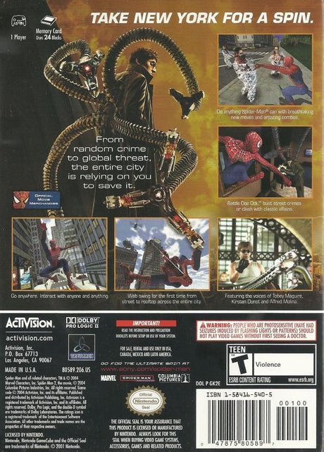 Spider-Man 2 - GameCube