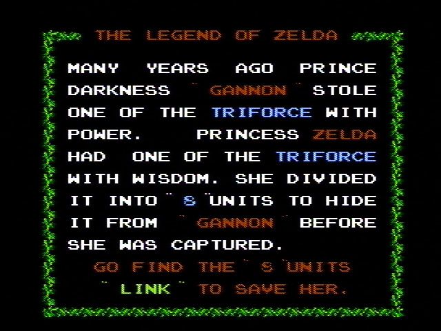 Legend of Zelda - NES