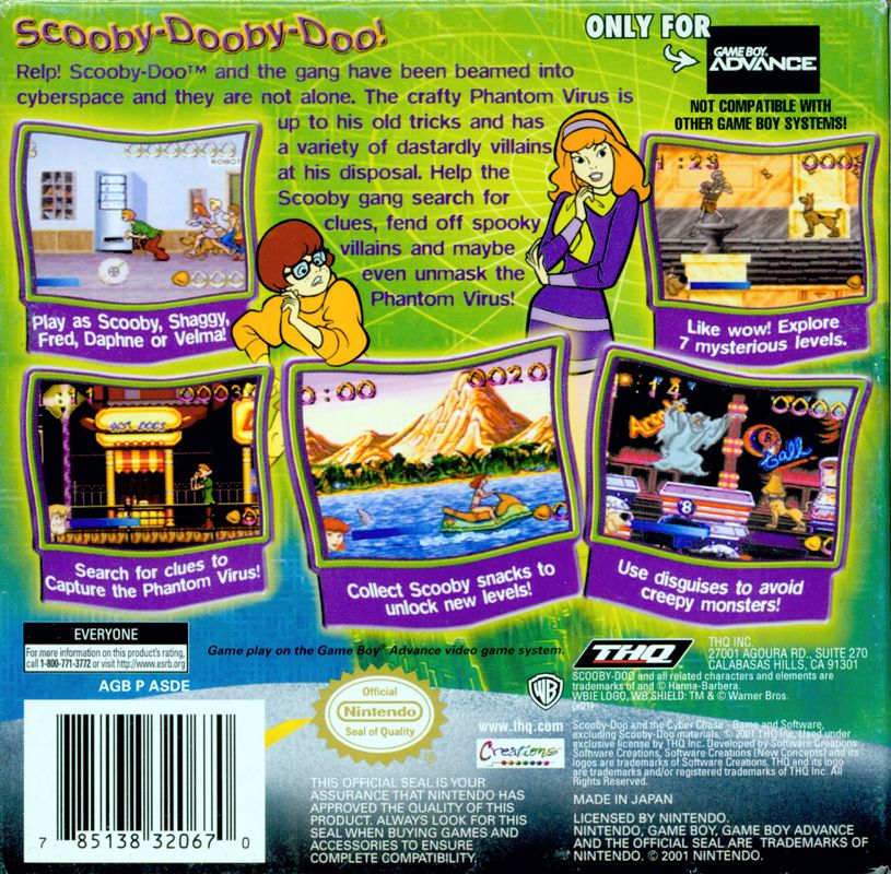 Scooby-Doo and the Cyber Chase - Game Boy Advance