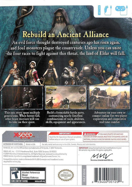 Valhalla Knights: Eldar Saga - Wii
