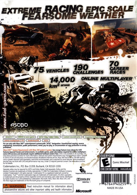 Fuel - Xbox 360