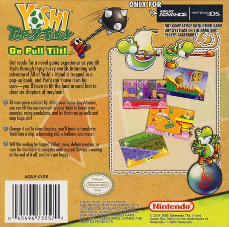 Yoshi Topsy-Turvy - Game Boy Advance