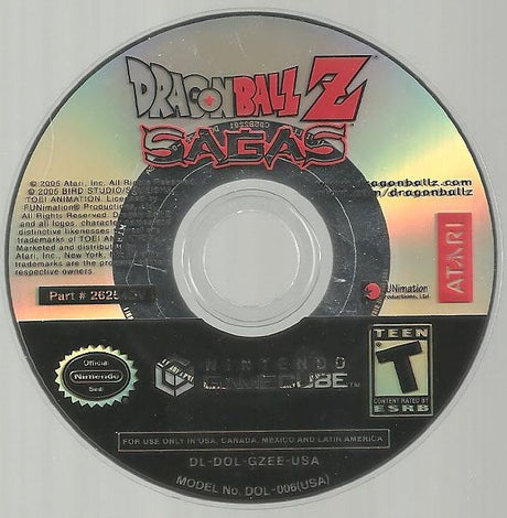 Dragon Ball Z: Sagas - GameCube