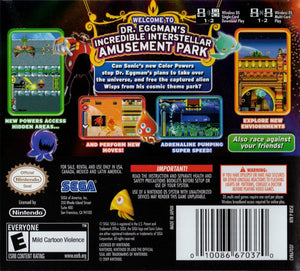 Sonic Colors - Nintendo DS