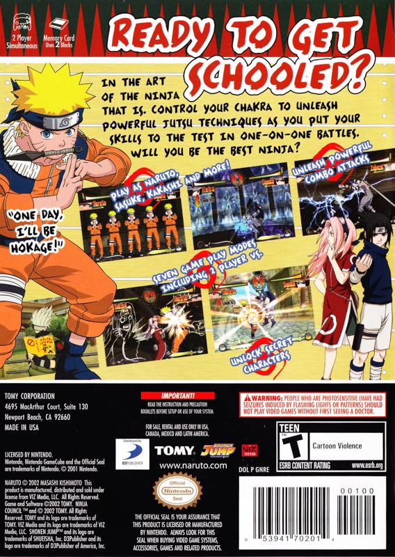 Naruto: Clash of Ninja - GameCube