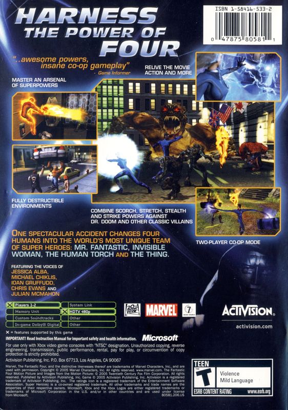 Fantastic 4 - Xbox