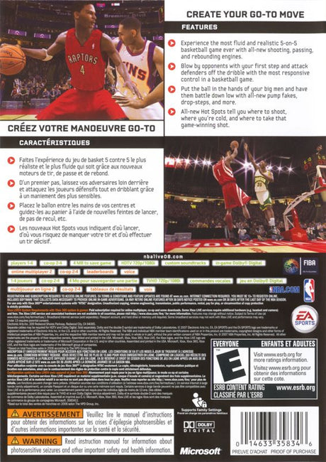 NBA Live 08 - Xbox 360
