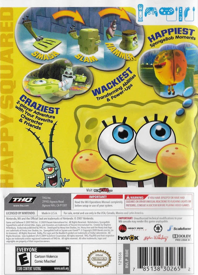 SpongeBob's Truth or Square - Wii