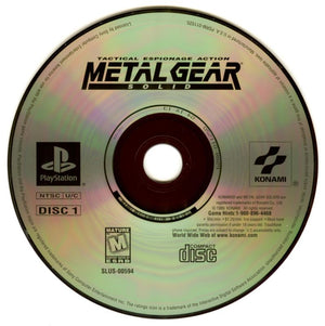 Metal Gear Solid (Greatest Hits) - PlayStation