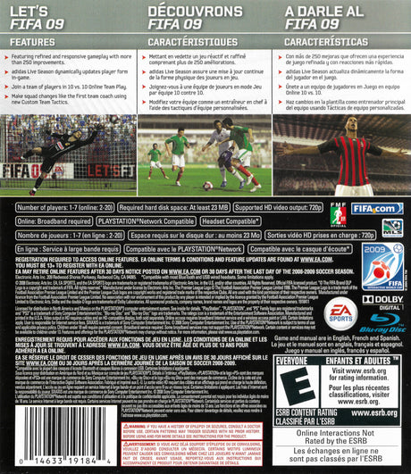 FIFA Soccer 09 - PlayStation 2