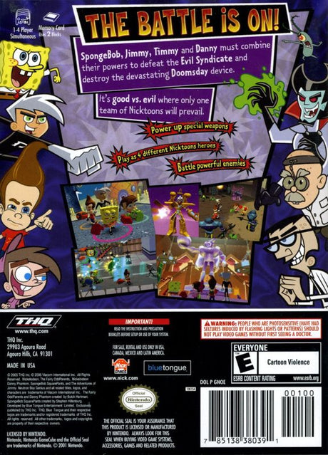 Nicktoons Unite! - GameCube