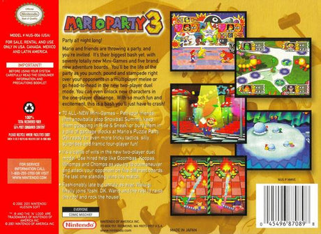 Mario Party 3 - Nintendo 64