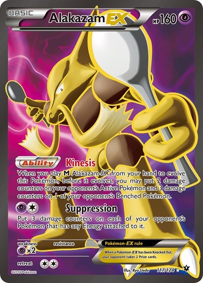 Alakazam EX (Full Art) (117/124) [XY - Fates Collide]