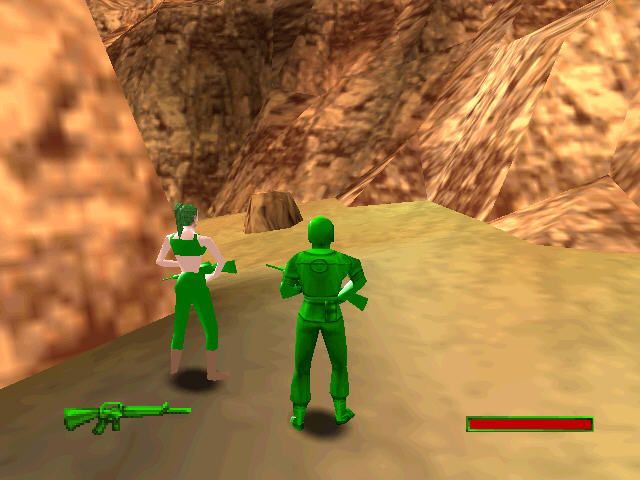 Army Men: Sarge's Heroes 2 (Green Cartridge) - Nintendo 64