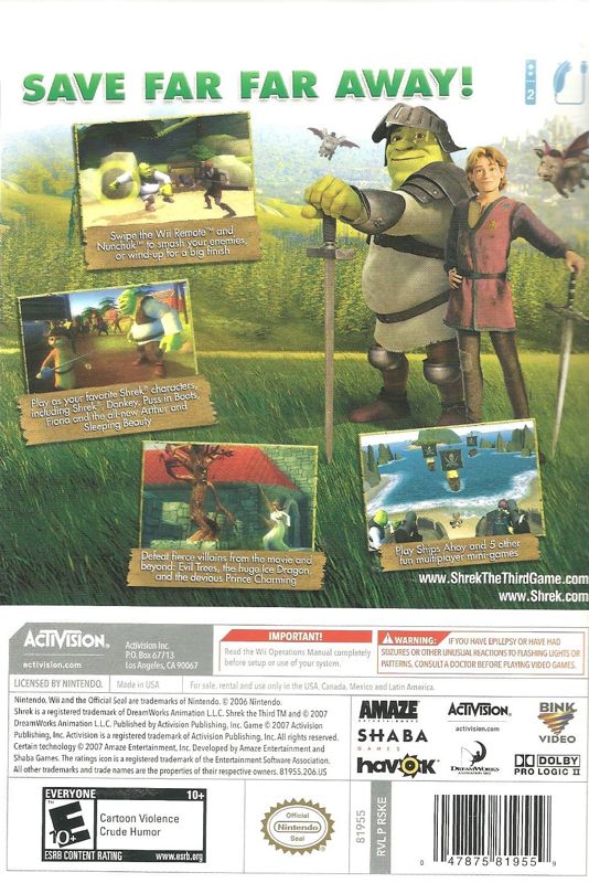 Shrek the Third - Wii