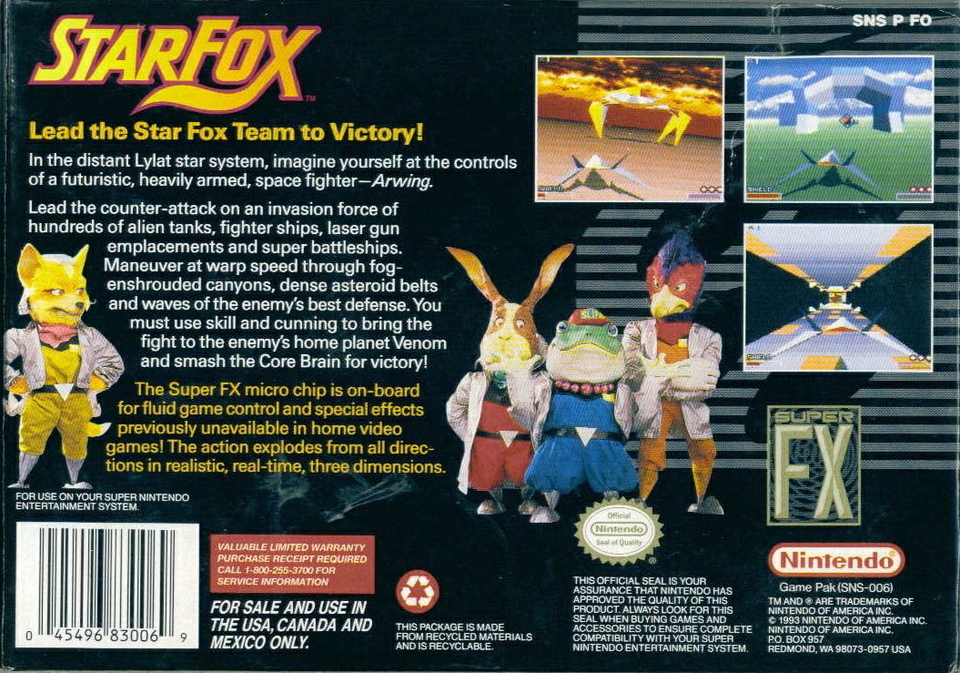 Star Fox - Super Nintendo