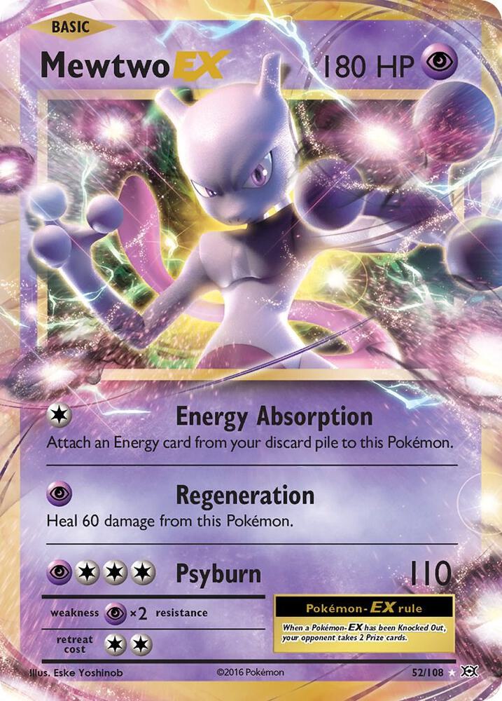 Mewtwo EX (52/108) [XY - Evolutions]