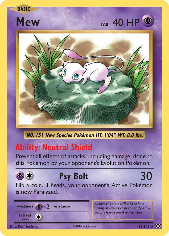 Mew (53/108) [XY - Evolutions]