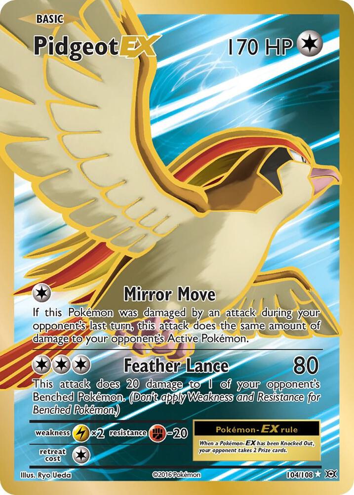 Pidgeot EX (Full Art) (104/108) [XY - Evolutions]