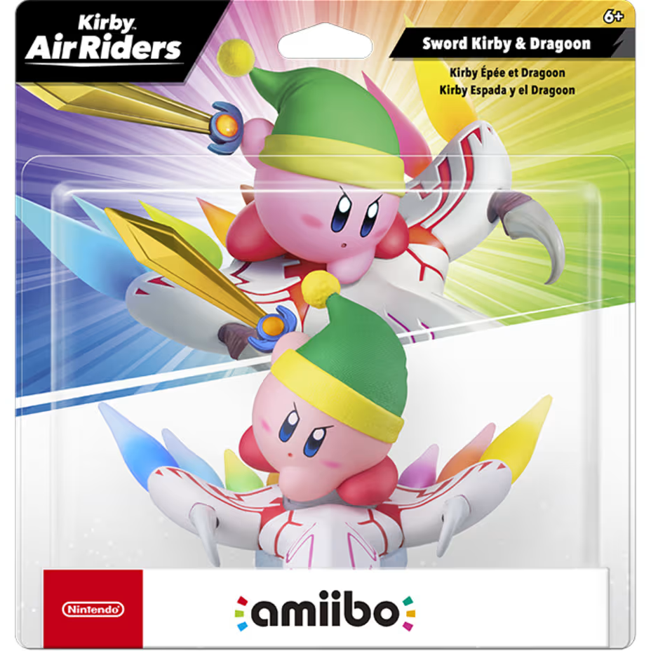 amiibo - Sword Kirby & Dragoon - Kirby Air Riders Series
