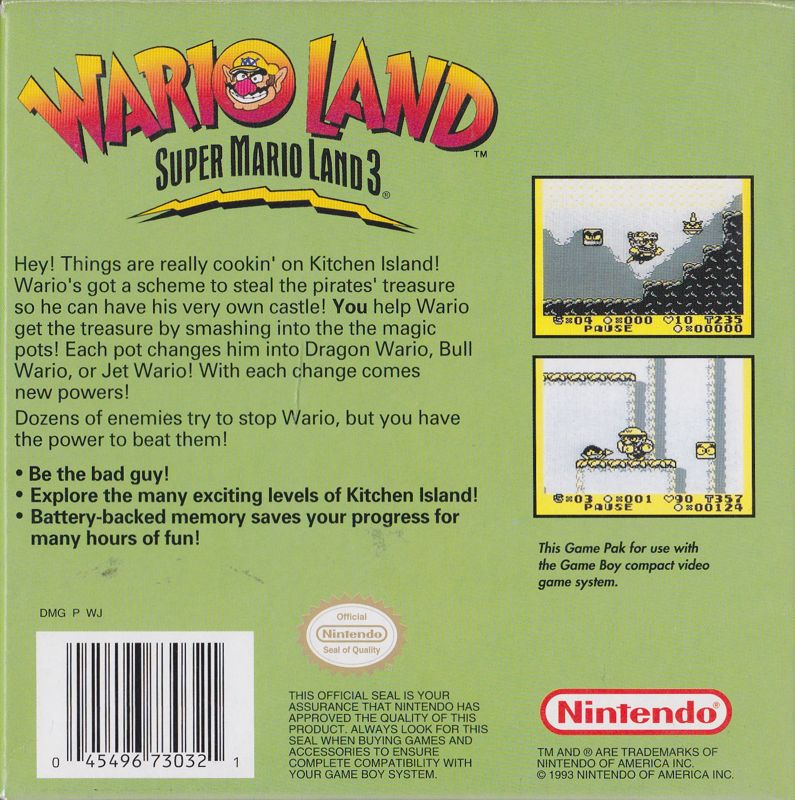 Wario Land: Super Mario Land 3 - Game Boy