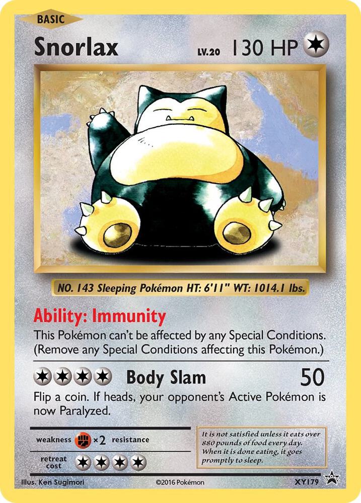 Snorlax - XY179 (XY179) [XY Promos]