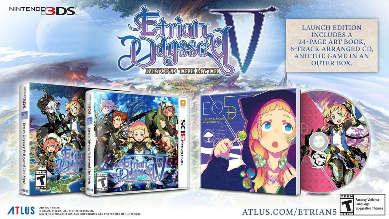 Etrian Odyssey V: Beyond The Myth - Nintendo 3DS