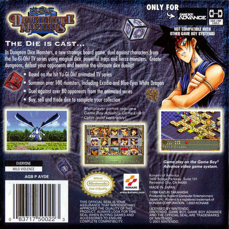 Yu-Gi-Oh!: Dungeondice Monsters - Game Boy Advance