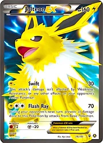 Jolteon EX - (028a/083) [Alternate Art Promos]