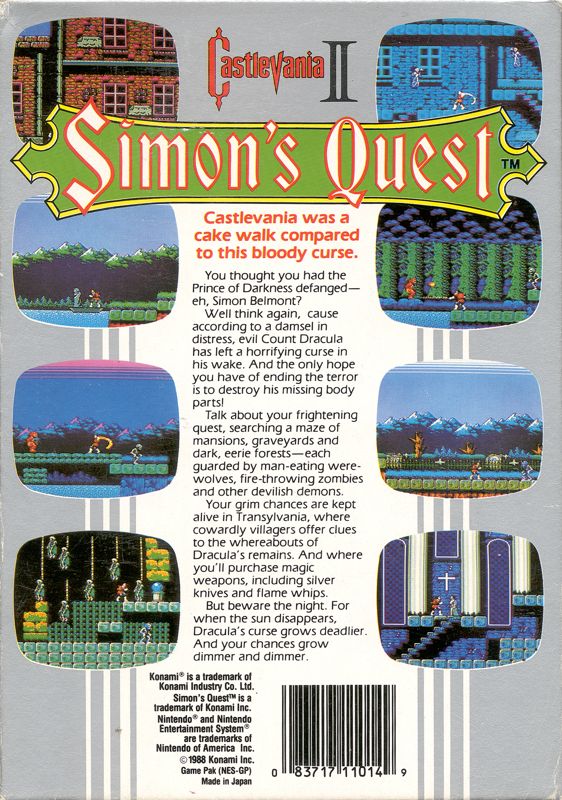 Castlevania II: Simon's Quest - NES