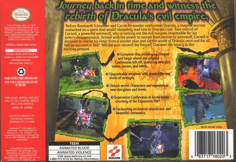 Castlevania: Legacy of Darkness - Nintendo 64
