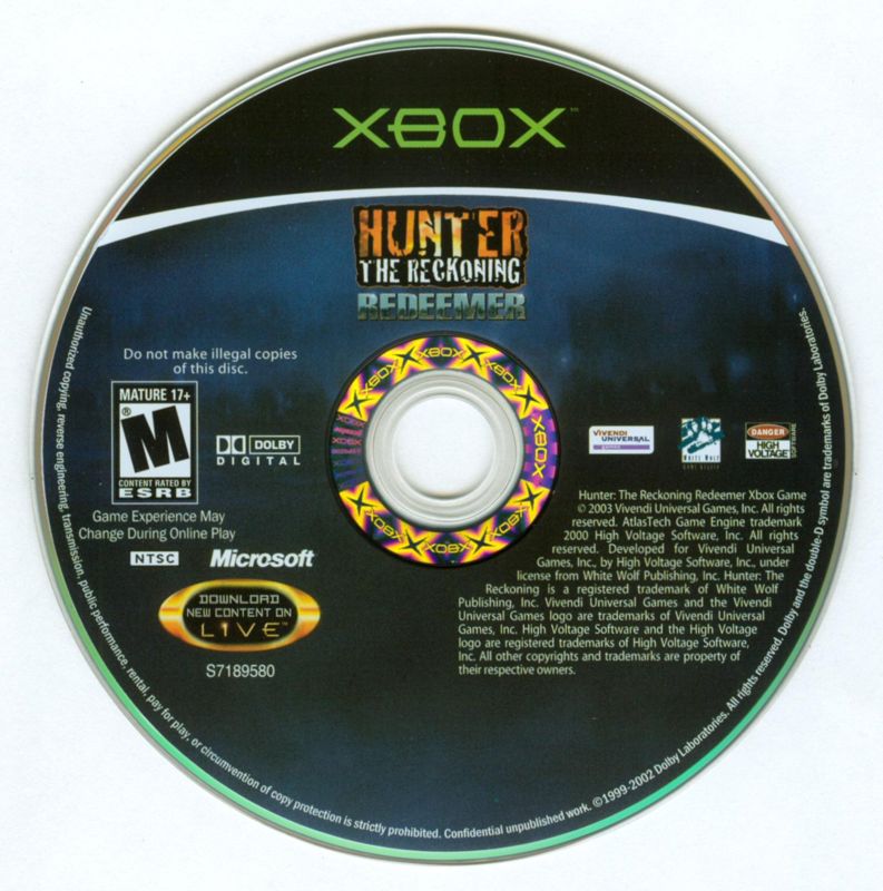 Hunter: The Reckoning - Redeemer - Xbox