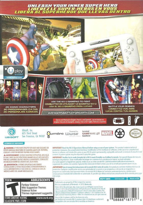 The Avengers: Battle for Earth - Wii U