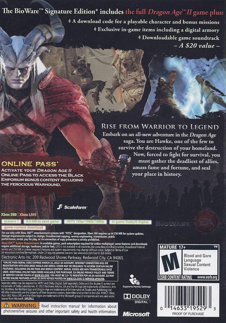 Dragon Age II - Xbox 360