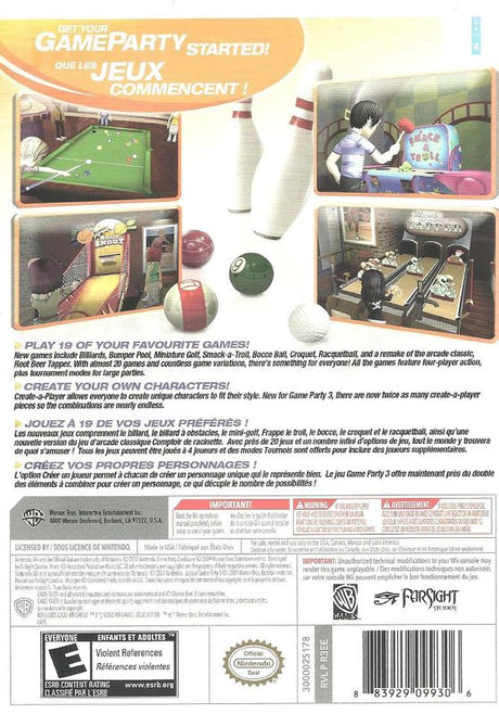 Game Party 3 - Wii