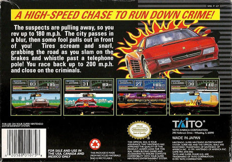 Super Chase H.Q. - Super Nintendo