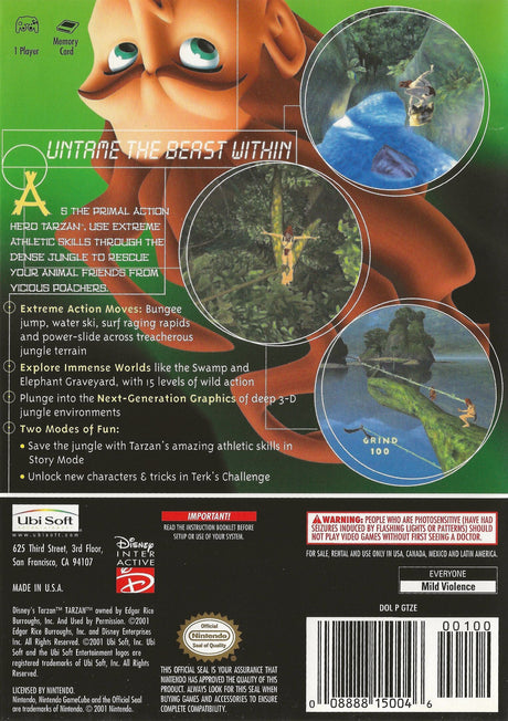 Tarzan Untamed - GameCube