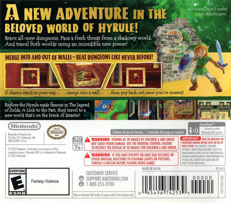 Legend of Zelda: A Link Between Worlds - Nintendo 3DS