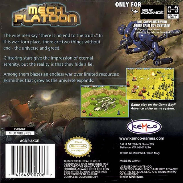 Mech Platoon - Game Boy Advance
