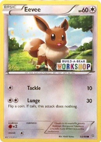 Eevee - 63/98 (Build-A-Bear Workshop Exclusive) (063/098) [Miscellaneous Cards & Products]